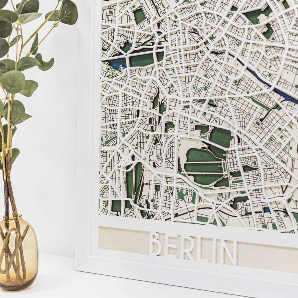 City Maps Art Decor for Home