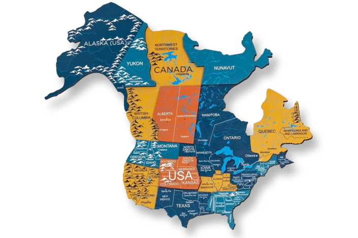 Colored Puzzle Map - Prime+