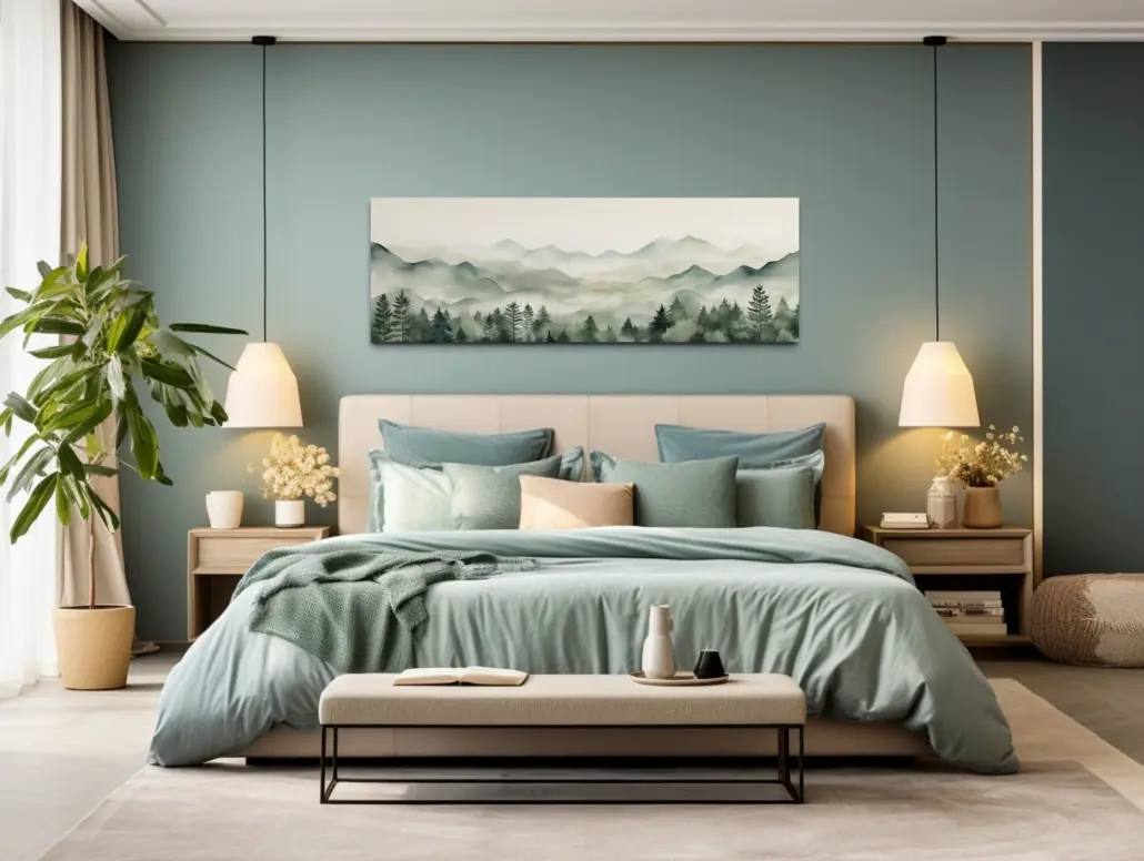 large canvas wall art for bedroom